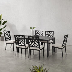 Crosley Locke 7pc Outdoor Dining Set - KO60052MB-CR - The Home Selection