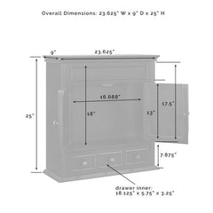 Crosley Lydia Wall Cabinet - CF7004 - The Home Selection
