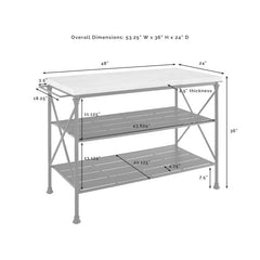 Crosley Madeleine Kitchen Island - CF3024-MB - The Home Selection