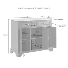 Crosley Madison Kitchen Island - KF30031ANV - The Home Selection