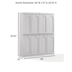 Crosley Marco 2-piece Kitchen Pantry Storage Cabinet Set - KF33075AH - The Home Selection