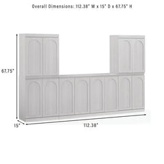 Crosley Marco 3-piece Entertainment Center - KF33018AH - The Home Selection