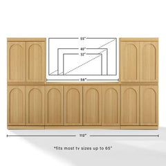 Crosley Marco 3-piece Entertainment Center - KF33018AH - The Home Selection
