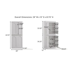 Crosley Marco Kitchen Pantry Storage Cabinet - KF33074AH - The Home Selection