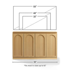 Crosley Marco Sideboard - CF4228-AH - The Home Selection