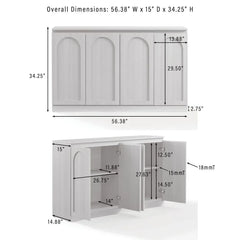 Crosley Marco Sideboard - CF4228-AH - The Home Selection