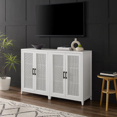 Crosley Milo 2-piece Media Sideboard Cabinet Set - KF13131WH - The Home Selection