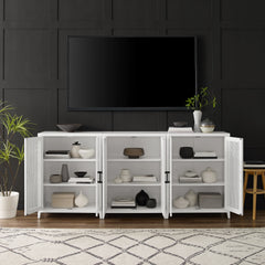 Crosley Milo 3-piece Media Sideboard Cabinet Set - KF13132WH - The Home Selection