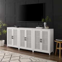 Crosley Milo 3-piece Media Sideboard Cabinet Set - KF13132WH - The Home Selection