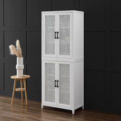 Crosley Milo Tall Kitchen Storage Pantry - KF33025WH - The Home Selection