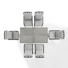 Crosley Otto 7pc Outdoor Dining Set Otto 7pc Outdoor Dining Set - KO60063MB-GY - The Home Selection
