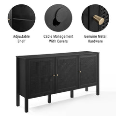 Crosley Perry Sideboard - CF4224-BK - The Home Selection