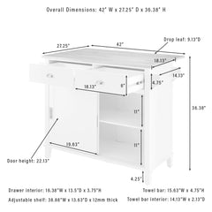 Crosley Provo Record Storage Console - CF3039NA-EM - The Home Selection