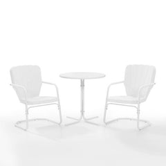 Crosley Ridgeland 108 Inch 3pc Outdoor Metal Bistro Set - KO10016 - The Home Selection