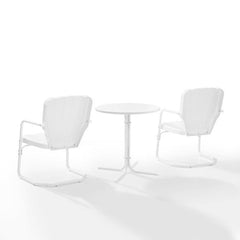 Crosley Ridgeland 108 Inch 3pc Outdoor Metal Bistro Set - KO10016 - The Home Selection
