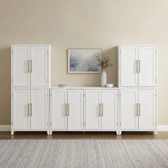 Crosley Roarke 3-piece Sideboard And Pantry Set - KF33058WH - The Home Selection