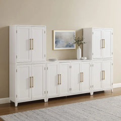 Crosley Roarke 3-piece Sideboard And Pantry Set - KF33058WH - The Home Selection