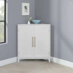 Crosley Roarke Corner Kitchen Storage Pantry Cabinet - CF3132-WH - The Home Selection