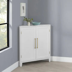 Crosley Roarke Corner Kitchen Storage Pantry Cabinet - CF3132-WH - The Home Selection