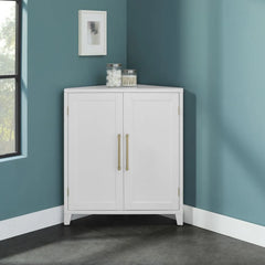 Crosley Roarke Corner Kitchen Storage Pantry Cabinet - CF3132-WH - The Home Selection