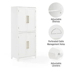 Crosley Roarke Kitchen Pantry Storage Cabinet - KF33051WH - The Home Selection