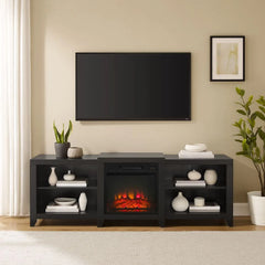 Crosley Ronin Low Profile Fireplace Tv Stand For 75+ Inch Tv - KF100969 - The Home Selection