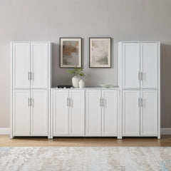 Crosley Savannah 3-piece Sideboard And Pantry Set - KF33028WH - The Home Selection