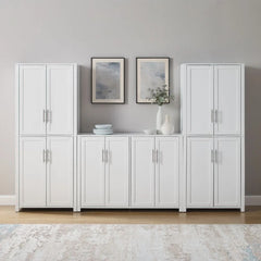 Crosley Savannah 3-piece Sideboard And Pantry Set - KF33028WH - The Home Selection