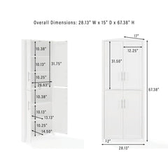 Crosley Savannah Corner Pantry - CF3140-WH - The Home Selection