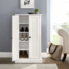Crosley Seaside Storage Cabinet - CF3106-WH - The Home Selection