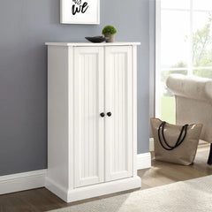 Crosley Seaside Storage Cabinet - CF3106-WH - The Home Selection