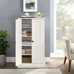 Crosley Seaside Storage Cabinet - CF3106-WH - The Home Selection