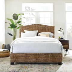Crosley Serena Rattan King Bed - KF20030MB - The Home Selection