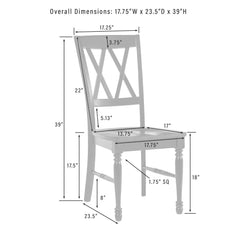 Crosley Shelby 4-piece Dining Chair Set - KF20031 - The Home Selection