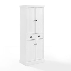 Crosley Shoreline 26 Inch Pantry White - CF3114-WH - The Home Selection