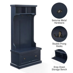 Crosley Shoreline Hall Tree - CF6030 - The Home Selection