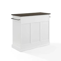 Crosley Shoreline Kitchen Island - CF3038BR-WH - The Home Selection