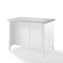 Crosley Silvia Stainless Steel Top Kitchen Island - KF30080SS - The Home Selection