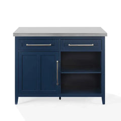 Crosley Silvia Stainless Steel Top Kitchen Island - KF30080SS - The Home Selection