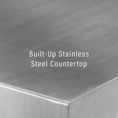 Crosley Silvia Stainless Steel Top Kitchen Island - KF30080SS - The Home Selection