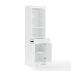 Crosley Stanton 2-piece Bar Cabinet Set - KF33042WH - The Home Selection