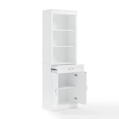 Crosley Stanton 2-piece Storage Bookcase Set - KF33038WH - The Home Selection