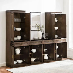 Crosley Stanton 3pc Sideboard And Pantry Set - KF33035 - The Home Selection