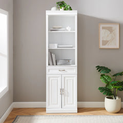Crosley Stanton Storage Bookcase - KF33037WH - The Home Selection