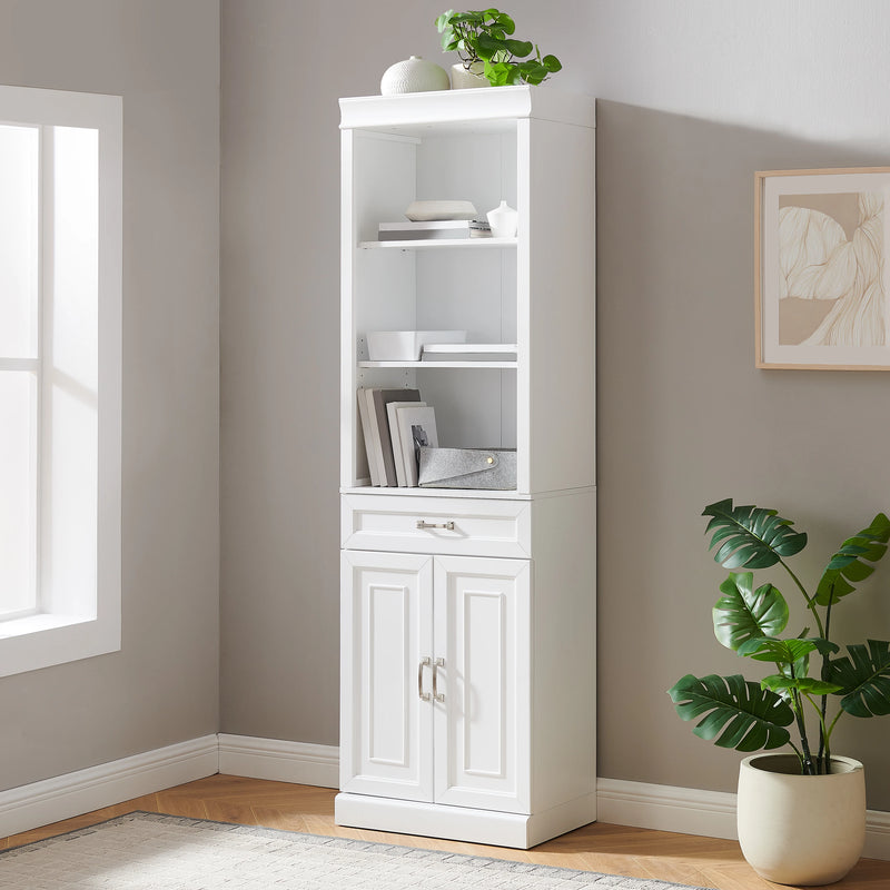Crosley Stanton Storage Bookcase - KF33037WH - The Home Selection