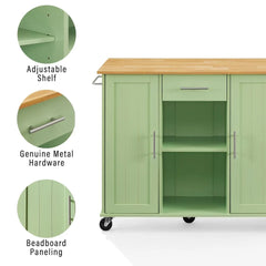 Crosley Stella Kitchen Cart Stella Kitchen Cart CF3046NA - The Home Selection