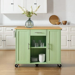 Crosley Stella Kitchen Cart Stella Kitchen Cart CF3046NA - The Home Selection