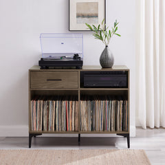 Crosley Sydney Record Storage Media Console - CF4218-WA - The Home Selection