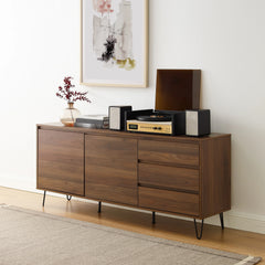 Crosley Teagan Record Storage Sideboard - KF33040BR - The Home Selection