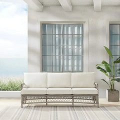 Crosley Thatcher Wicker Outdoor Sofa - KO70432DW-CR - The Home Selection